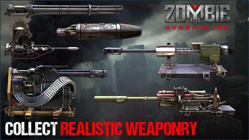 Game có nhạc nền kịch tính, âm thanh súng và zombie sống động